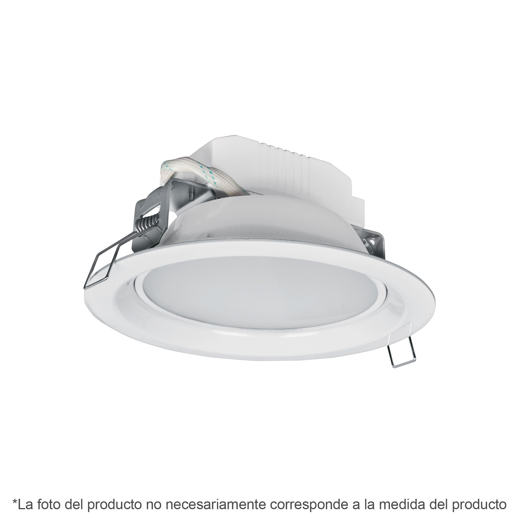 Ficha Tecnica Luminario Led Empotrado Redondo De W Luz C Lida Volteck