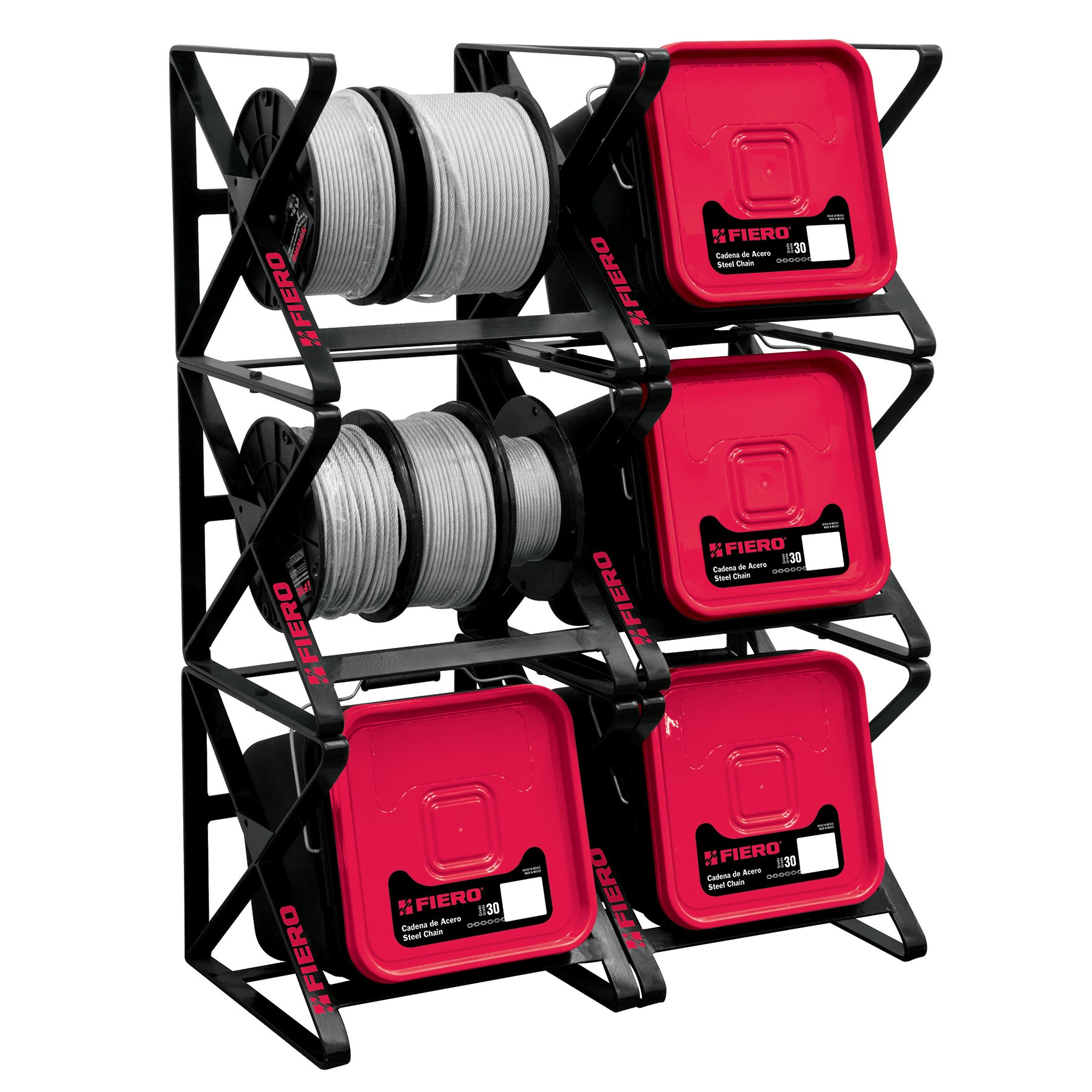 Rack Para Cadenas En Cubeta O Carrete Fiero Racks