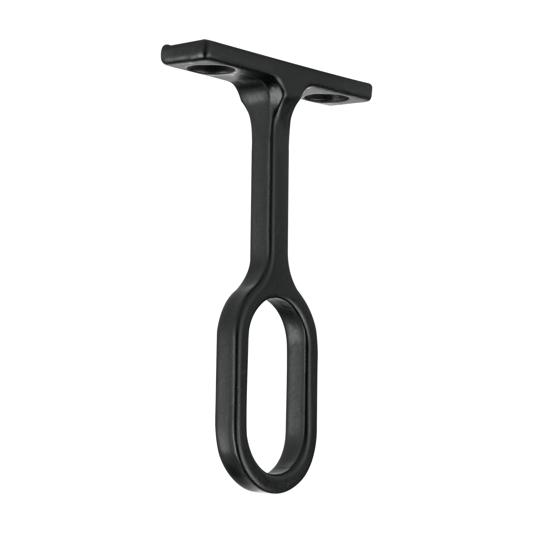 Soporte Negro Para Tubo Ovalado De Closet Hermex Tubos Bridas Y