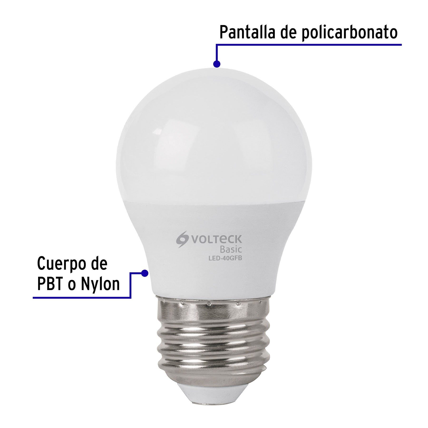 L Mpara De Led Tipo Bulbo G W Luz De D A Caja Basic De Led