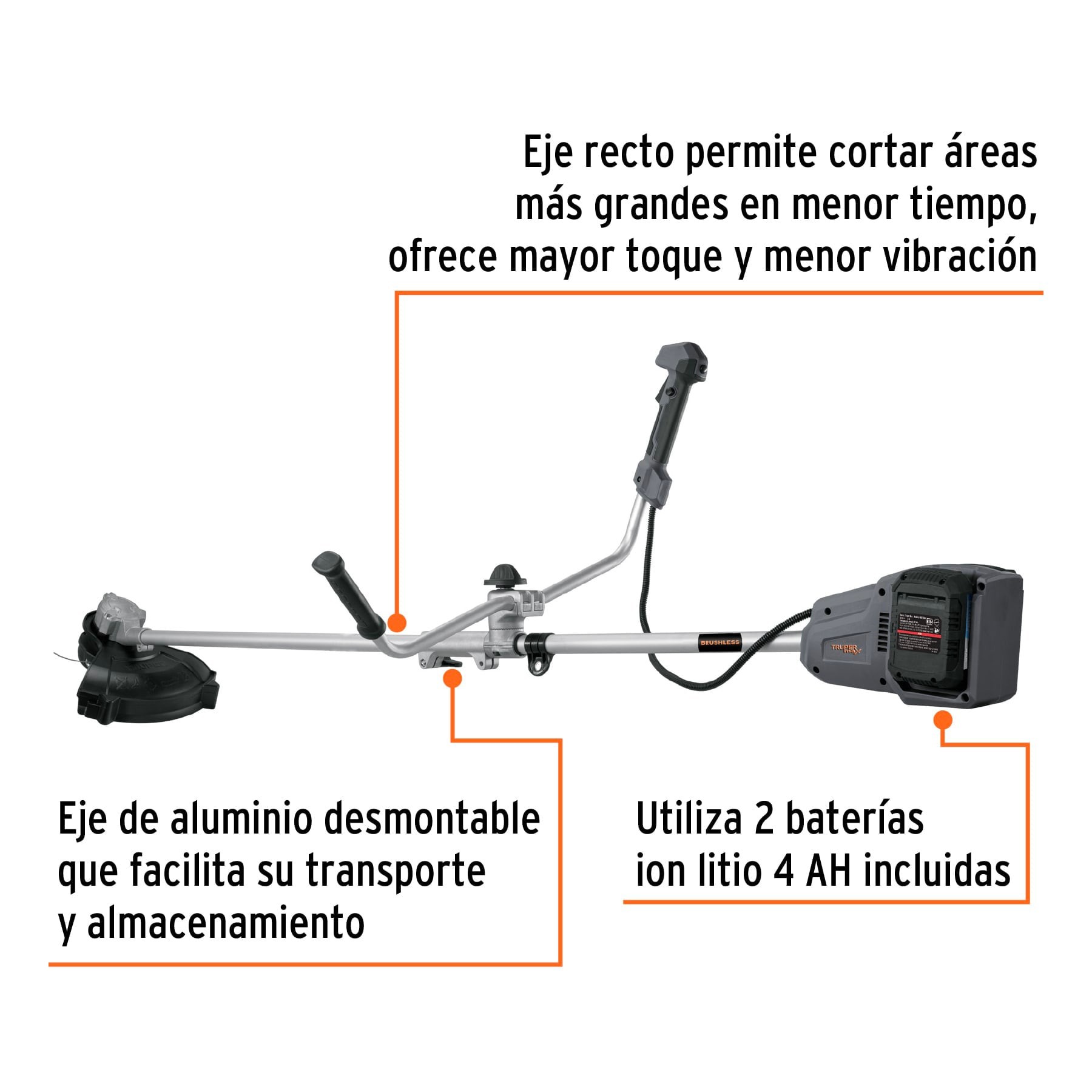 Desbrozadora Inal Mbrica V Sin Carbones Truper Max M Quinas