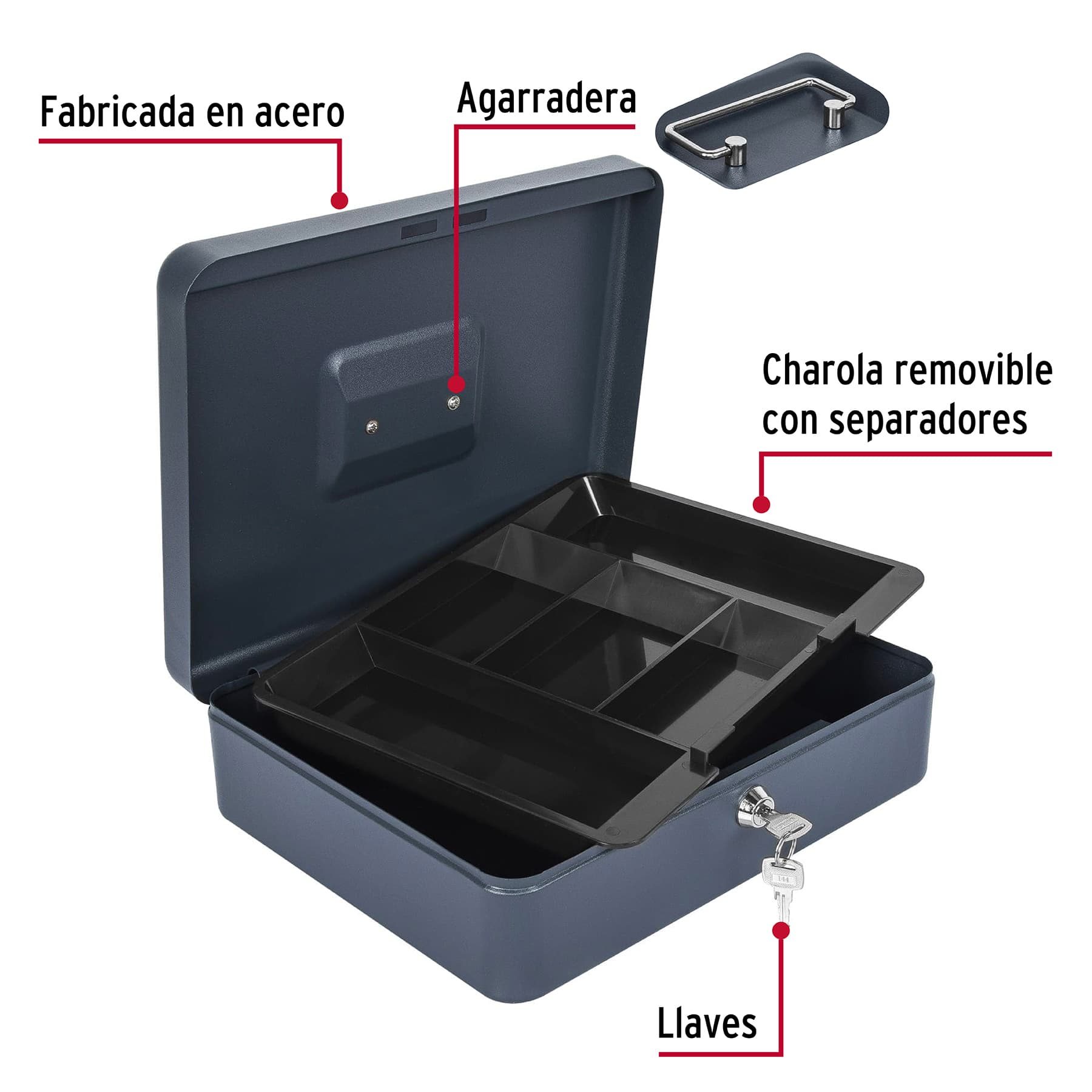 Caja Fuerte Tipo Libro Con Cerradura - Importadora y Distribuidora Monar