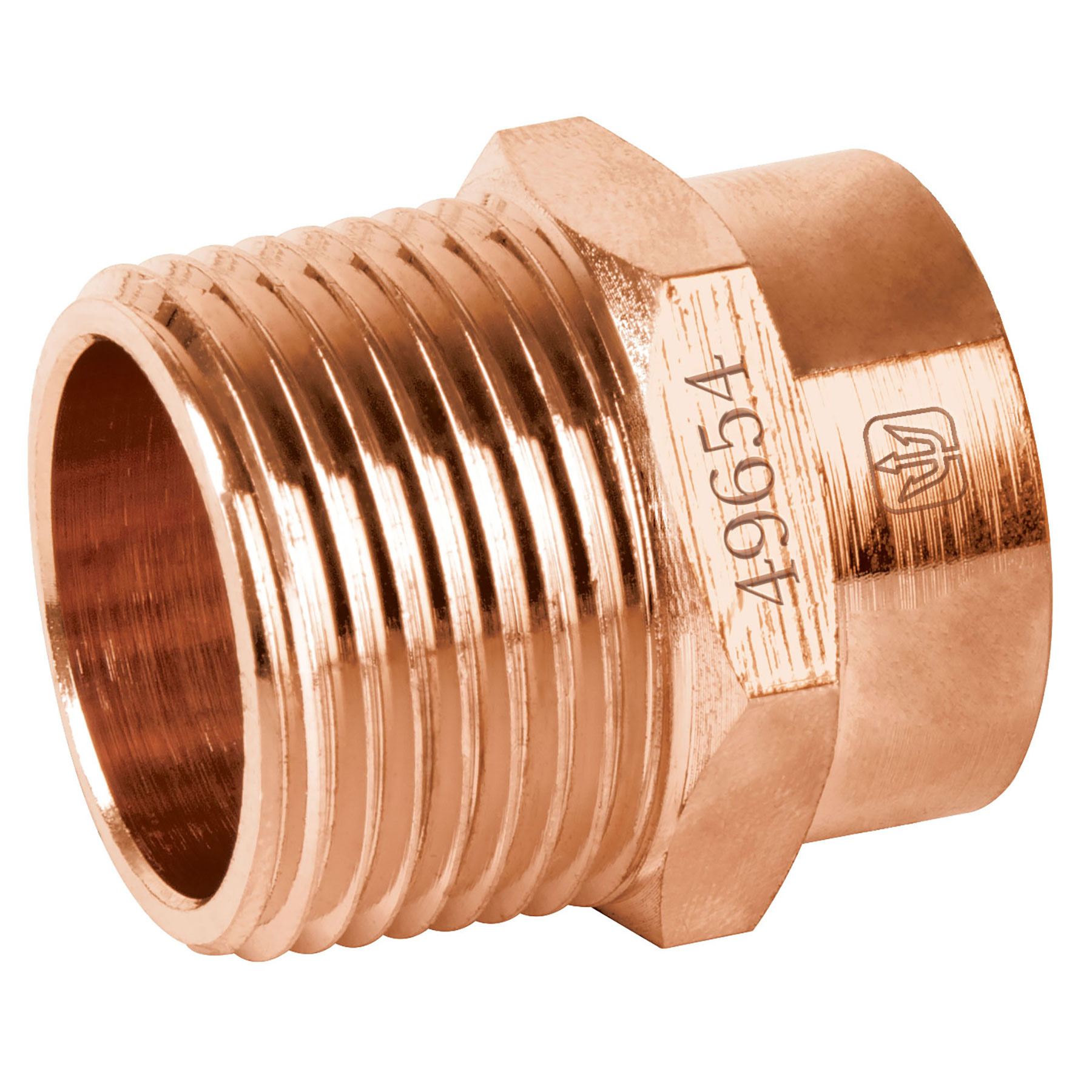 49654 3/4" Male copper connector