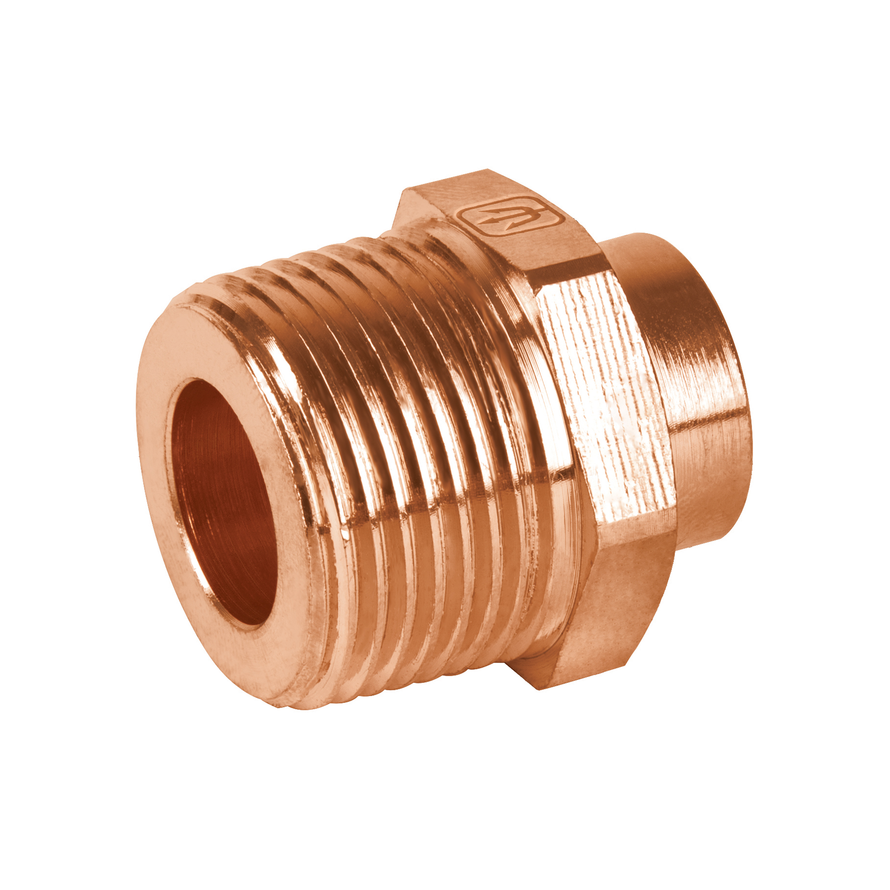 48878 CONECTOR COBRE MACHO REDUCIDO 1/2X3/4"