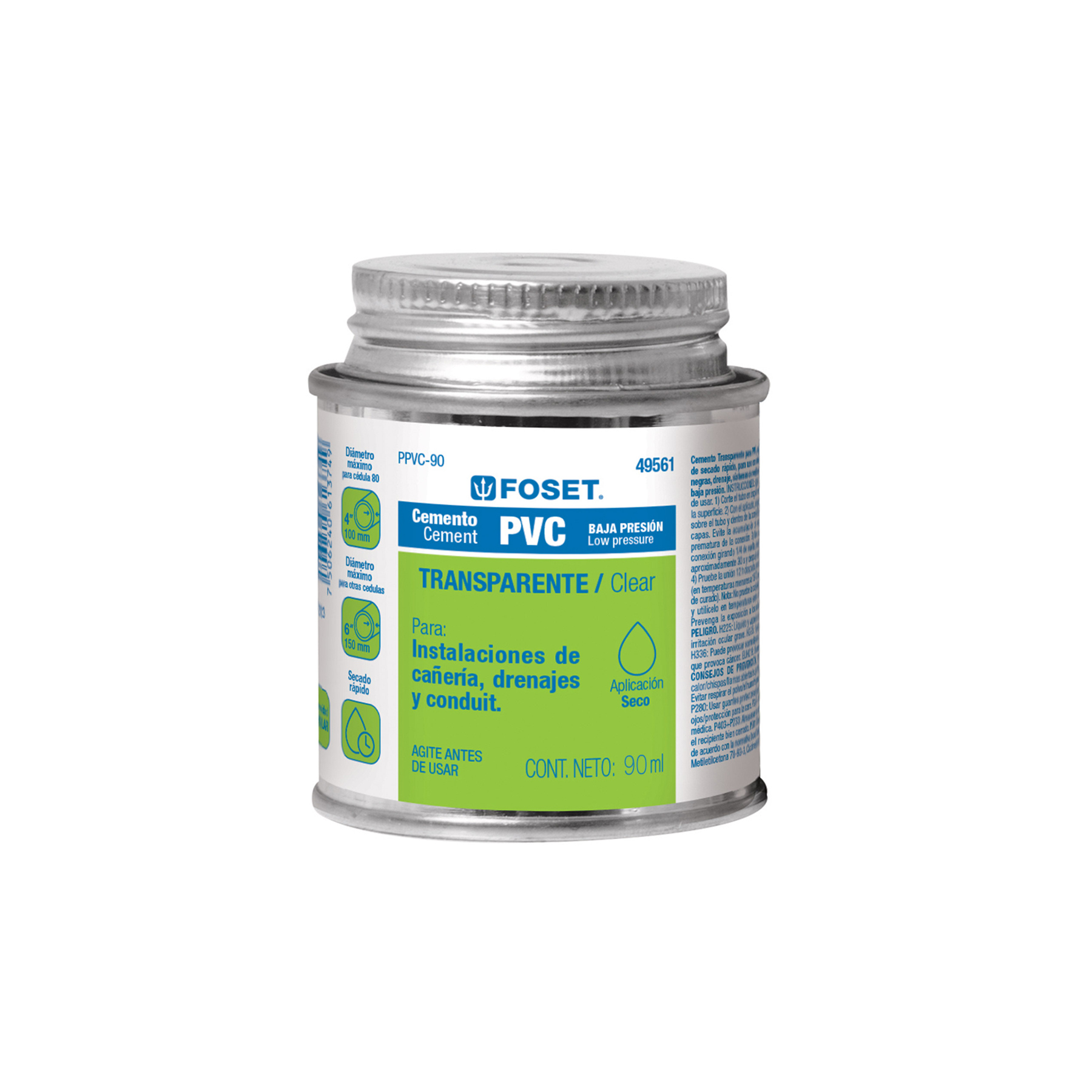 49561 Pega PVC Clear 3.4 oz