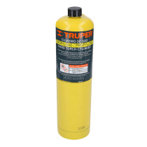 Cilindro de gas propileno de 400g, amarillo, Truper