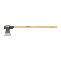 Hacha labor entera 3 lb con mango de madera de 36", Truper