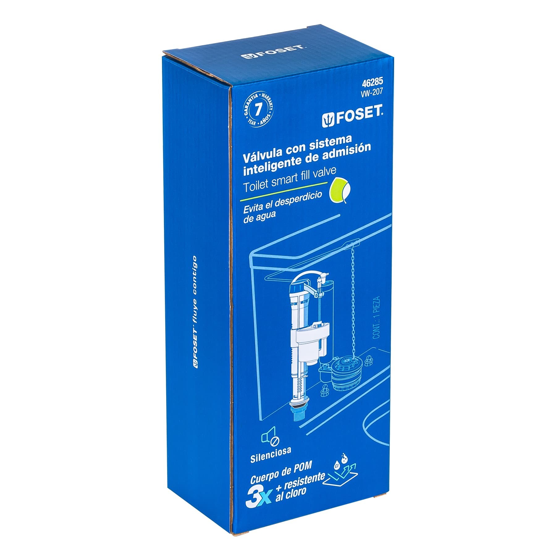 BriTools M51005B Válvula llenado Cisterna WC, Blanco : : Bricolaje  y herramientas