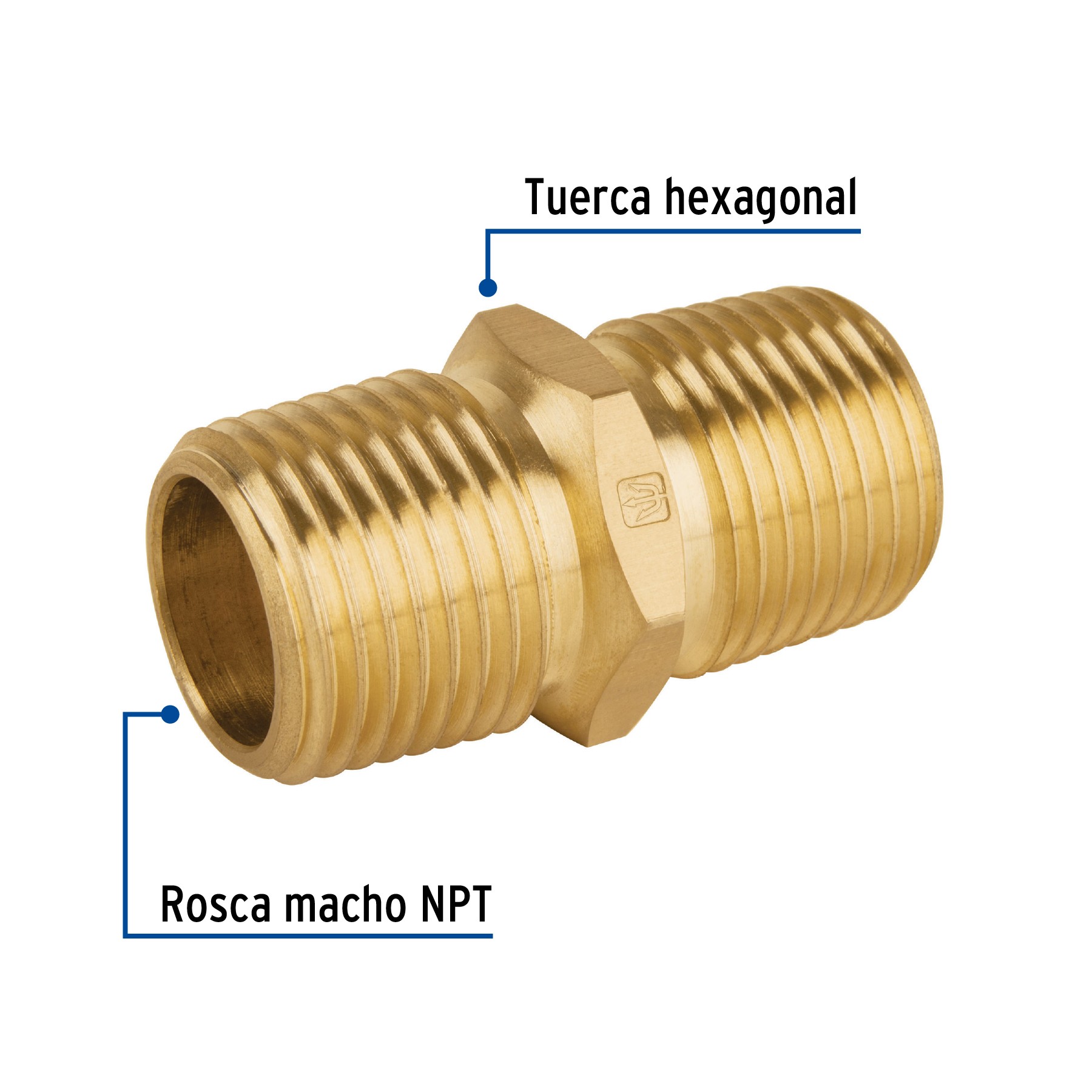 TUERCA UNION DE MASTIL/CANO A BASE DE CANO ACOPL.