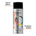 Pintura en aerosol, negro brillante, bote tradicional, 400ml