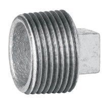 Tapones Macho de acero galvanizado