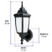 Arbotante de LED 8 W tipo farol soportado negro, Volteck