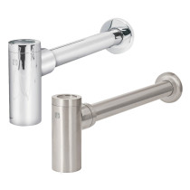 Céspoles de latón tipo bote para lavabo 1 1/4", sin contra