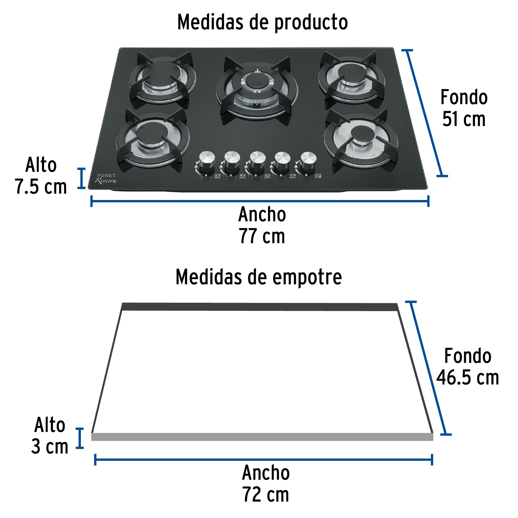 parrilla de cocina