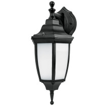 Arbotante de LED 8 W tipo farol suspendido negro, Volteck