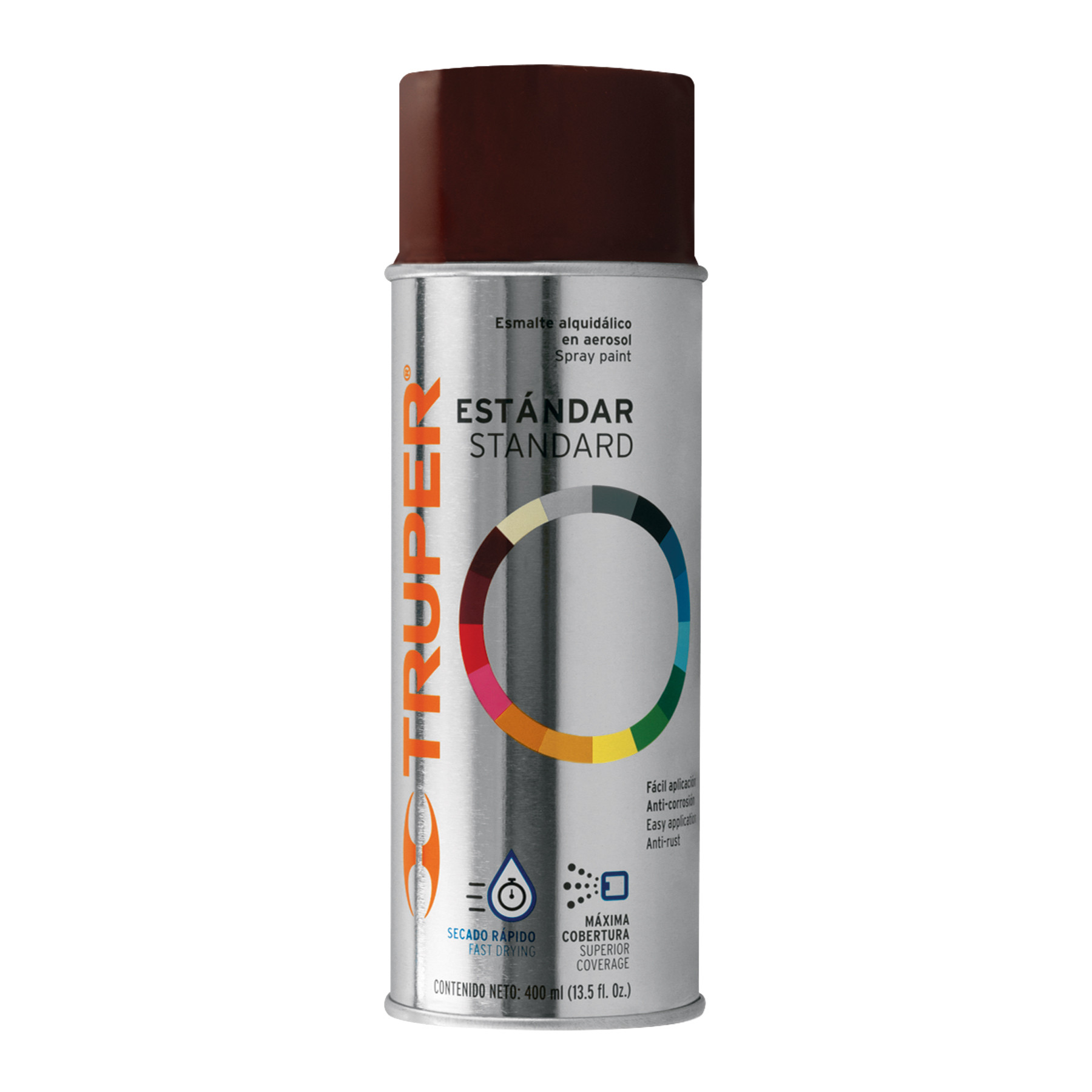 Pintura en aerosol, guinda, bote tradicional, 400 ml