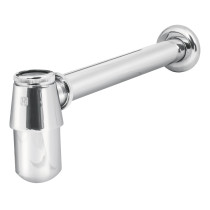 Céspol de bote 1-1/4", sin contra, latón cromo, para lavabo