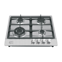 Parrilla gas empotrable 60cm, 4 quem, acero inox, Riviera