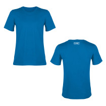 Playera cuello redondo para hombre, azul, EG, Foset