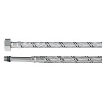 Manguera para monomando, acero inox, 1/2"x M10, 55 cm