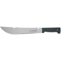 Machete rambo 12" cacha inyectada negra, Truper