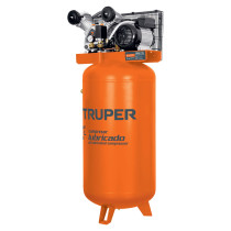 Compresor de aire, con banda, vertical 180L 4HP, 220V Truper