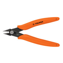 Pinza 5" de corte para electrónica, Truper