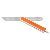 Escuadra 9" falsa de acero inox mango de aluminio, Expert