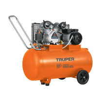 Compresor de aire,con banda,horizontal 120L 4HP, 220V Truper