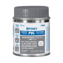 Cemento para PVC en bote de 90 ml, alta viscosidad, Foset