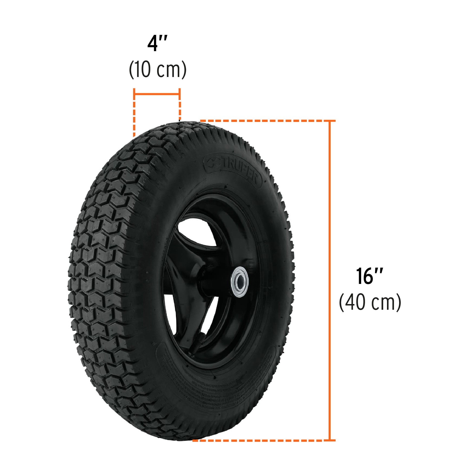 Carretilla de Carga Llantas Neumáticas Capacidad 275 Kilogramos – Do it  Center