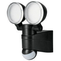 Arbotante LED 12 W negro con sensor de movimiento, Volteck