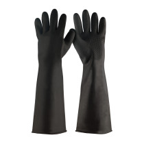 Guantes de látex uso industrial, puño largo