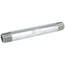 Niples de acero galvanizado, 1/2"