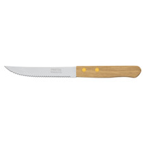 Cuchillo con sierra para asado 5" mango de madera, Pretul