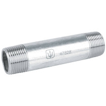 Niples de acero galvanizado, 1"