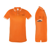 Playeras polo performance naranja, para caballero