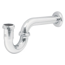 Céspol 1-1/4", sin contra, latón cromo, para lavabo, Foset