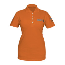 Playeras polo para dama naranjas