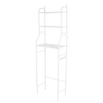 Mueble organizador blanco para baño con 3 repisas, Foset