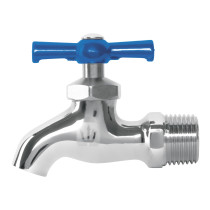 Llave de nariz de latón cromado, 135 g, entrada 1/2", Foset