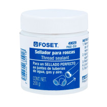 Pasta sellador de roscas de 200 g, Foset